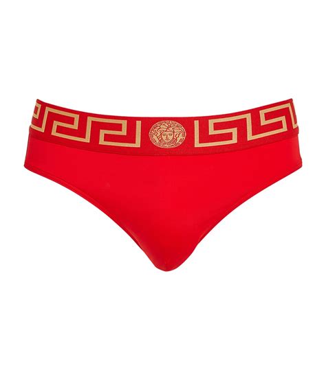 versace greca border swim briefs
